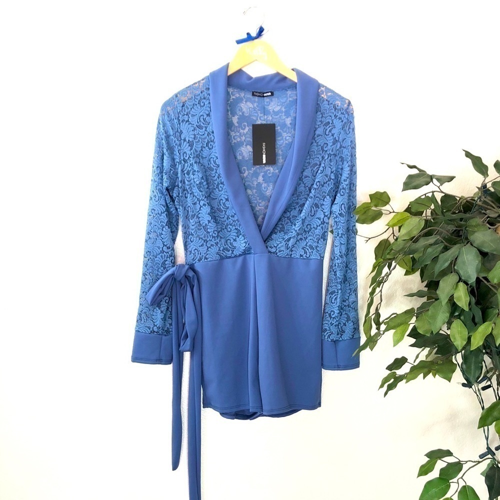 NWT Fashion Nova Lace Top Romper